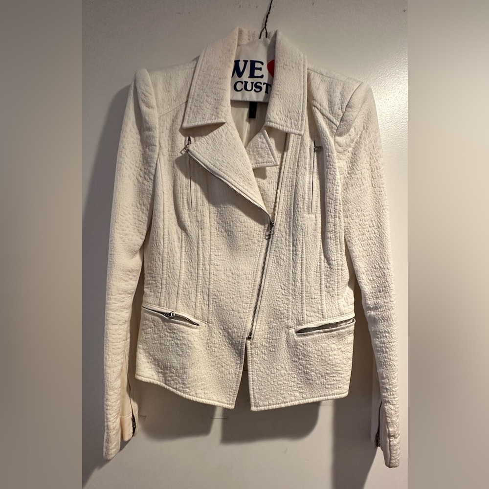 BCBG White Blazer